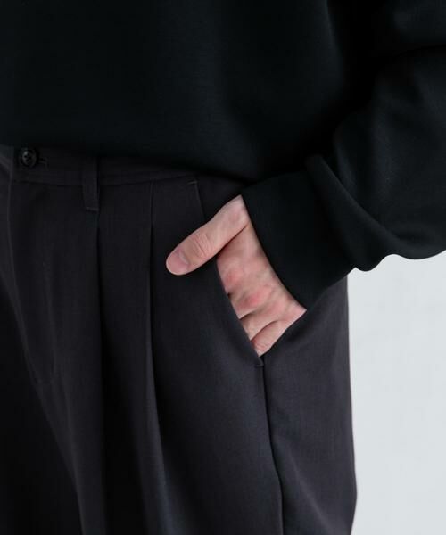 SENSE OF PLACE by URBAN RESEARCH / センスオブプレイス バイ アーバンリサーチ その他パンツ | 『イージーケア』ダブルタックテーパードパンツ | 詳細30