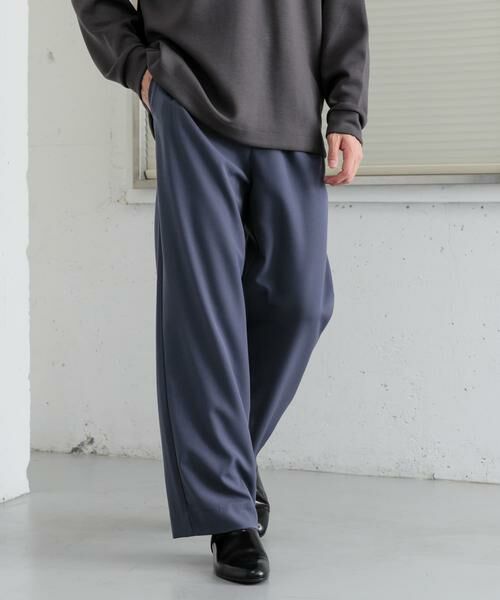 SENSE OF PLACE by URBAN RESEARCH / センスオブプレイス バイ アーバンリサーチ その他パンツ | 『イージーケア』ダブルタックワイドパンツ | 詳細1