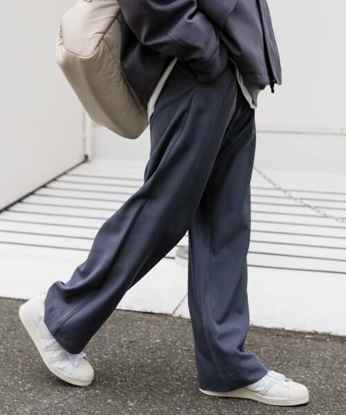 SENSE OF PLACE by URBAN RESEARCH / センスオブプレイス バイ アーバンリサーチ その他パンツ | 『イージーケア』ダブルタックワイドパンツ | 詳細11
