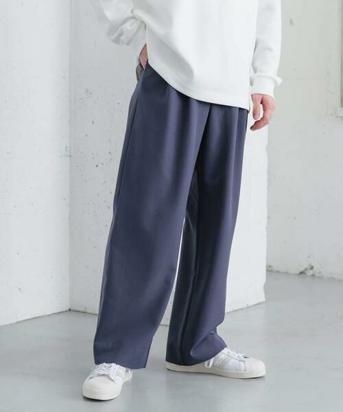 SENSE OF PLACE by URBAN RESEARCH / センスオブプレイス バイ アーバンリサーチ その他パンツ | 『イージーケア』ダブルタックワイドパンツ | 詳細17