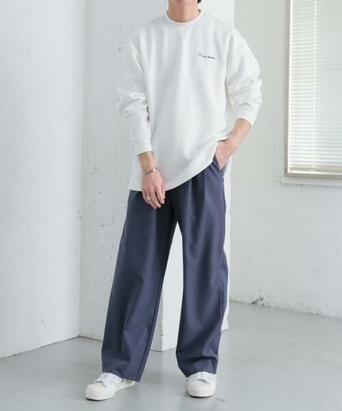 SENSE OF PLACE by URBAN RESEARCH / センスオブプレイス バイ アーバンリサーチ その他パンツ | 『イージーケア』ダブルタックワイドパンツ | 詳細21