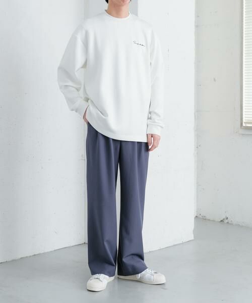 SENSE OF PLACE by URBAN RESEARCH / センスオブプレイス バイ アーバンリサーチ その他パンツ | 『イージーケア』ダブルタックワイドパンツ | 詳細22