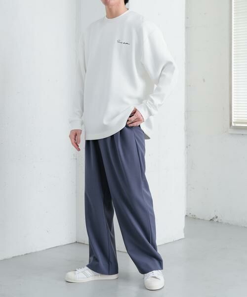 SENSE OF PLACE by URBAN RESEARCH / センスオブプレイス バイ アーバンリサーチ その他パンツ | 『イージーケア』ダブルタックワイドパンツ | 詳細23