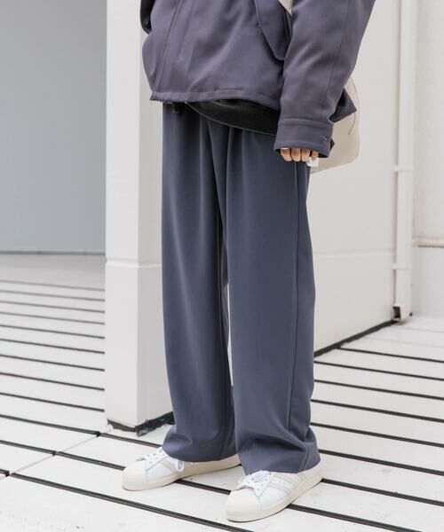 SENSE OF PLACE by URBAN RESEARCH / センスオブプレイス バイ アーバンリサーチ その他パンツ | 『イージーケア』ダブルタックワイドパンツ | 詳細8