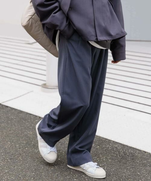 SENSE OF PLACE by URBAN RESEARCH / センスオブプレイス バイ アーバンリサーチ その他パンツ | 『イージーケア』ダブルタックワイドパンツ | 詳細9