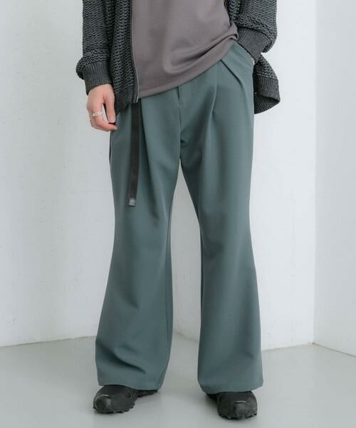 SENSE OF PLACE by URBAN RESEARCH / センスオブプレイス バイ アーバンリサーチ その他パンツ | インバーテッドタックスラックス(ブルー)