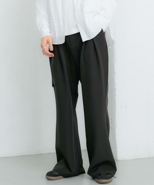 SENSE OF PLACE by URBAN RESEARCH / センスオブプレイス バイ アーバンリサーチ その他パンツ | インバーテッドタックスラックス | 詳細24