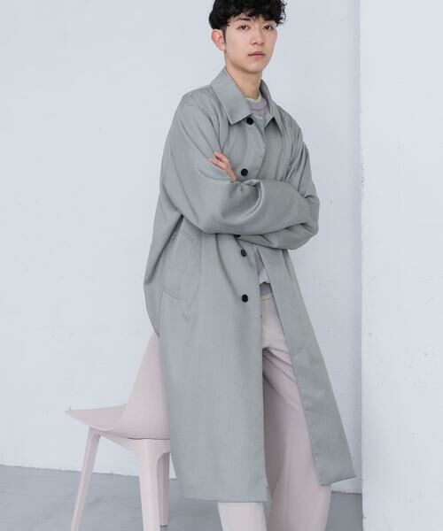 SENSE OF PLACE by URBAN RESEARCH / センスオブプレイス バイ アーバンリサーチ ステンカラーコート | 『ユニセックス』ステンカラーコート(ミント)