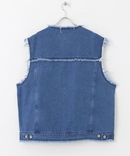 SENSE OF PLACE by URBAN RESEARCH / センスオブプレイス バイ アーバンリサーチ Gジャン・デニムジャケット | デニムフリンジベスト | 詳細17