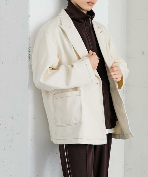 SENSE OF PLACE by URBAN RESEARCH / センスオブプレイス バイ アーバンリサーチ その他アウター | カツラギステッチアウトルーズジャケット | 詳細1