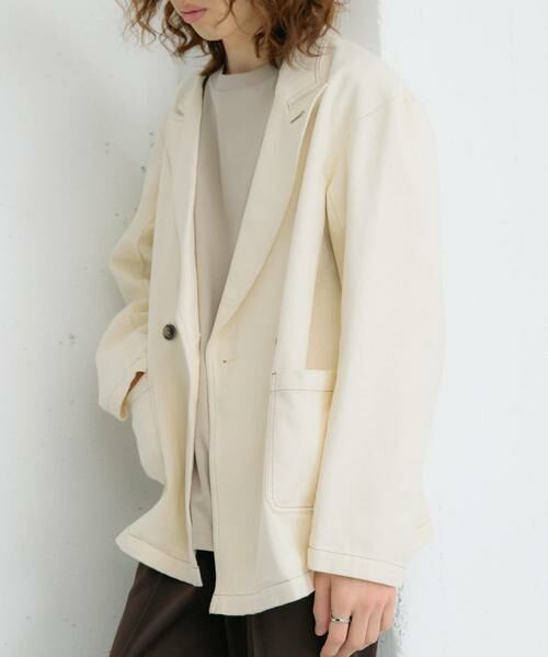 SENSE OF PLACE by URBAN RESEARCH / センスオブプレイス バイ アーバンリサーチ その他アウター | カツラギステッチアウトルーズジャケット | 詳細13