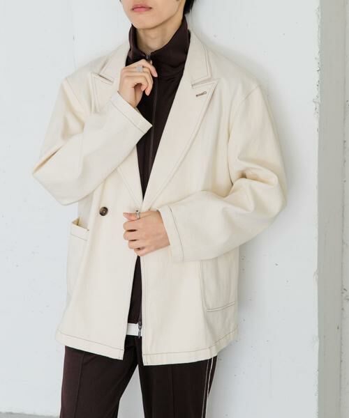 SENSE OF PLACE by URBAN RESEARCH / センスオブプレイス バイ アーバンリサーチ その他アウター | カツラギステッチアウトルーズジャケット | 詳細2