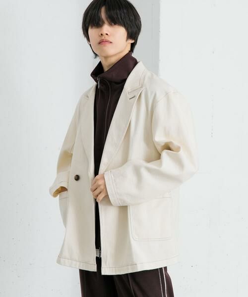 SENSE OF PLACE by URBAN RESEARCH / センスオブプレイス バイ アーバンリサーチ その他アウター | カツラギステッチアウトルーズジャケット | 詳細5