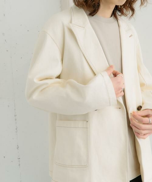 SENSE OF PLACE by URBAN RESEARCH / センスオブプレイス バイ アーバンリサーチ その他アウター | カツラギステッチアウトルーズジャケット | 詳細8