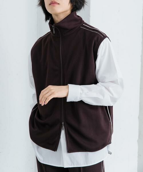 SENSE OF PLACE by URBAN RESEARCH / センスオブプレイス バイ アーバンリサーチ ベスト | トラックジャージラインベスト | 詳細1