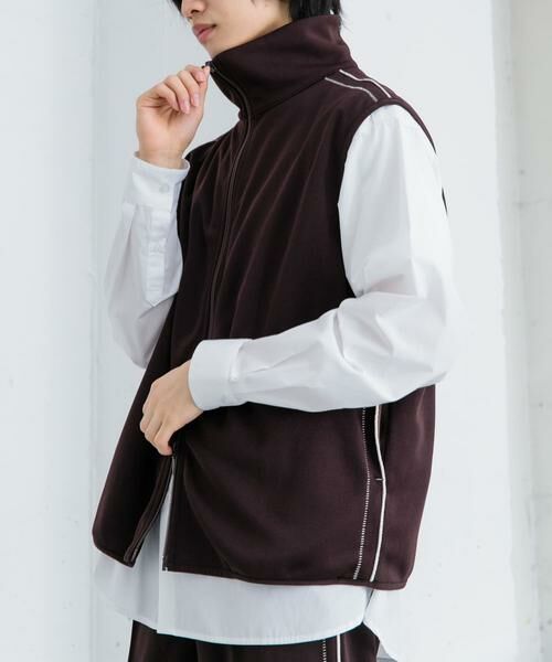 SENSE OF PLACE by URBAN RESEARCH / センスオブプレイス バイ アーバンリサーチ ベスト | トラックジャージラインベスト | 詳細3