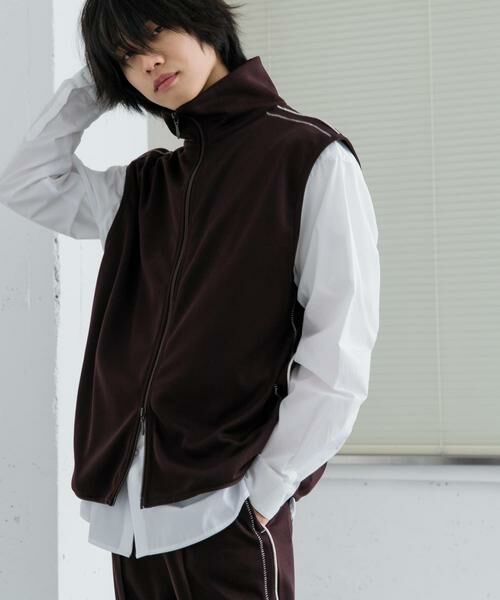 SENSE OF PLACE by URBAN RESEARCH / センスオブプレイス バイ アーバンリサーチ ベスト | トラックジャージラインベスト | 詳細4