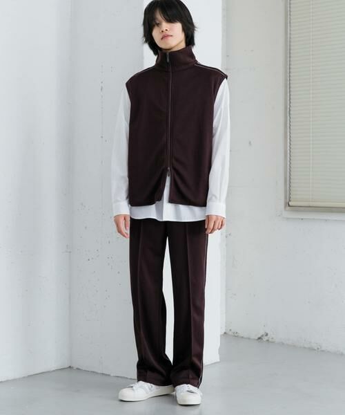 SENSE OF PLACE by URBAN RESEARCH / センスオブプレイス バイ アーバンリサーチ ベスト | トラックジャージラインベスト | 詳細5
