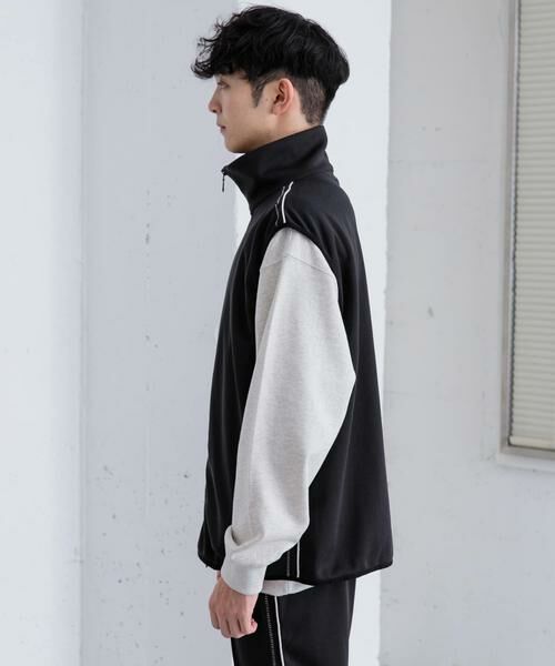 SENSE OF PLACE by URBAN RESEARCH / センスオブプレイス バイ アーバンリサーチ ベスト | トラックジャージラインベスト | 詳細24