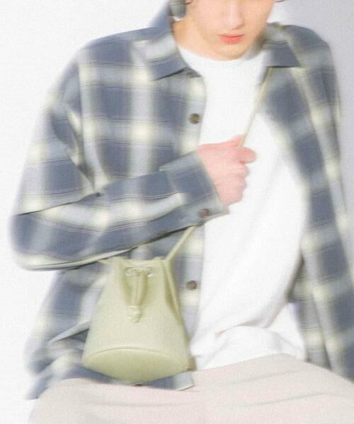 SENSE OF PLACE by URBAN RESEARCH / センスオブプレイス バイ アーバンリサーチ ショルダーバッグ | フェイクレザー2WAYキンチャクバッグ | 詳細1