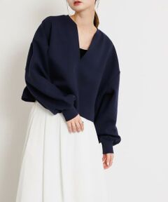 SENSE OF PLACE by URBAN RESEARCH / センスオブプレイス バイ アーバンリサーチ スウェット | ボリュームスリーブクロップドトップ