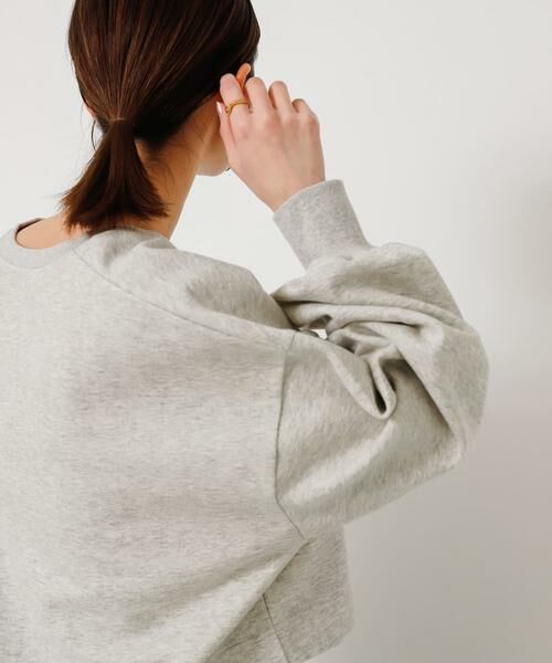 SENSE OF PLACE by URBAN RESEARCH / センスオブプレイス バイ アーバンリサーチ スウェット | ボリュームスリーブクロップドトップ | 詳細1