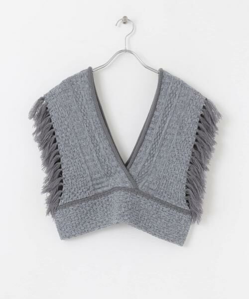 SENSE OF PLACE by URBAN RESEARCH / センスオブプレイス バイ アーバンリサーチ ベスト | フリンジニットベスト | 詳細12