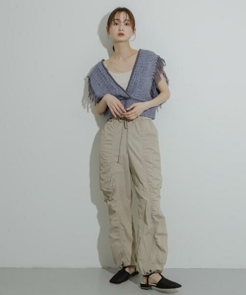 SENSE OF PLACE by URBAN RESEARCH / センスオブプレイス バイ アーバンリサーチ ベスト | フリンジニットベスト | 詳細3