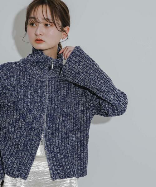 SENSE OF PLACE by URBAN RESEARCH / センスオブプレイス バイ アーバンリサーチ ニット・セーター | ダブルジップセーター | 詳細1