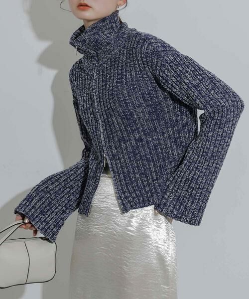 SENSE OF PLACE by URBAN RESEARCH / センスオブプレイス バイ アーバンリサーチ ニット・セーター | ダブルジップセーター | 詳細2