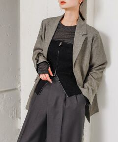 SENSE OF PLACE by URBAN RESEARCH / センスオブプレイス バイ アーバンリサーチ その他トップス | ラメジップニットビスチェ