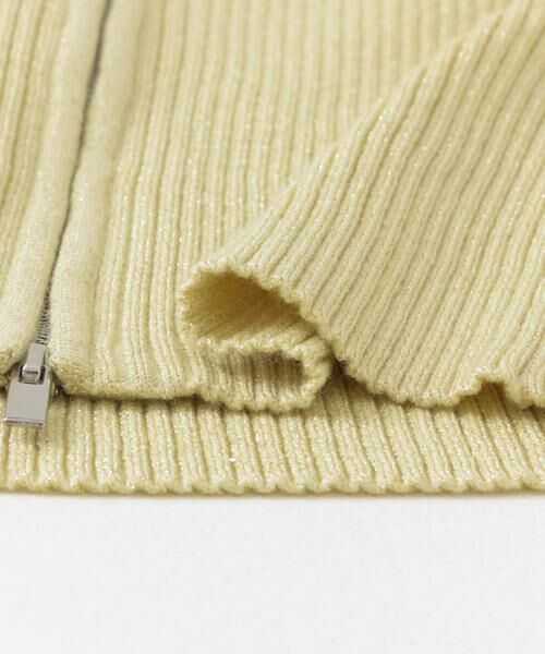 SENSE OF PLACE by URBAN RESEARCH / センスオブプレイス バイ アーバンリサーチ その他トップス | ラメジップニットビスチェ | 詳細10