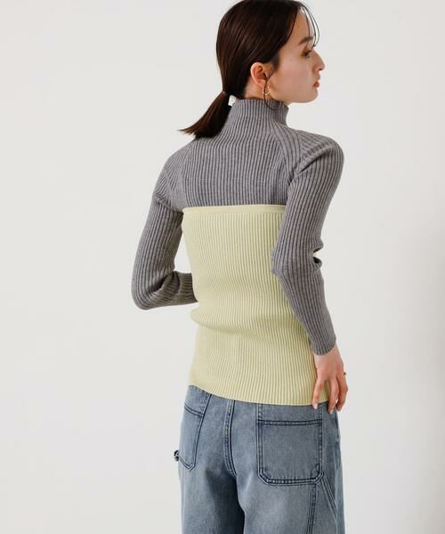 SENSE OF PLACE by URBAN RESEARCH / センスオブプレイス バイ アーバンリサーチ その他トップス | ラメジップニットビスチェ | 詳細2