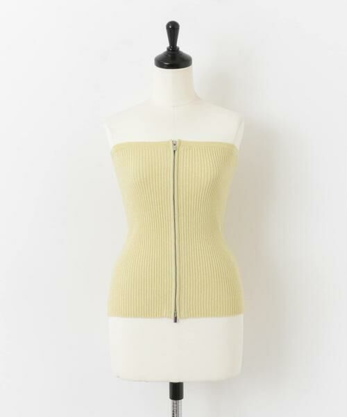 SENSE OF PLACE by URBAN RESEARCH / センスオブプレイス バイ アーバンリサーチ その他トップス | ラメジップニットビスチェ | 詳細7