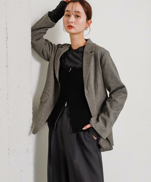 SENSE OF PLACE by URBAN RESEARCH / センスオブプレイス バイ アーバンリサーチ その他トップス | ラメジップニットビスチェ | 詳細14