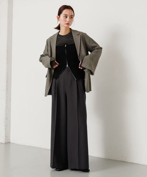 SENSE OF PLACE by URBAN RESEARCH / センスオブプレイス バイ アーバンリサーチ その他トップス | ラメジップニットビスチェ | 詳細15