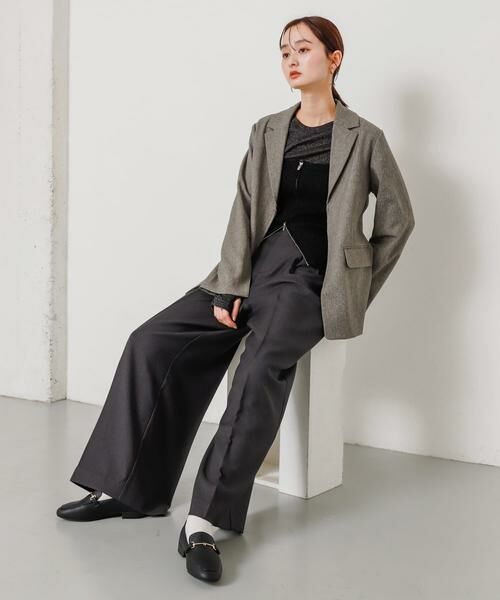 SENSE OF PLACE by URBAN RESEARCH / センスオブプレイス バイ アーバンリサーチ その他トップス | ラメジップニットビスチェ | 詳細16