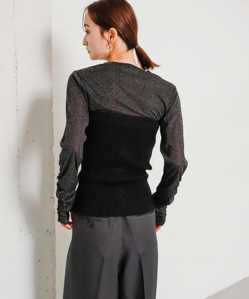 SENSE OF PLACE by URBAN RESEARCH / センスオブプレイス バイ アーバンリサーチ その他トップス | ラメジップニットビスチェ | 詳細18