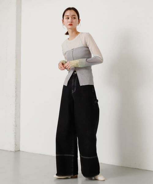 SENSE OF PLACE by URBAN RESEARCH / センスオブプレイス バイ アーバンリサーチ その他トップス | ラメジップニットビスチェ | 詳細23