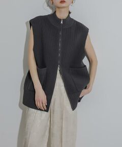 SENSE OF PLACE by URBAN RESEARCH / センスオブプレイス バイ アーバンリサーチ ベスト | ジップニットベスト