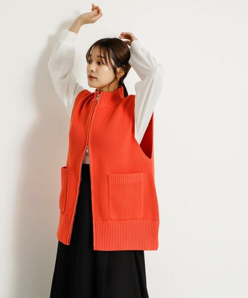 SENSE OF PLACE by URBAN RESEARCH / センスオブプレイス バイ アーバンリサーチ ベスト | ジップニットベスト | 詳細7