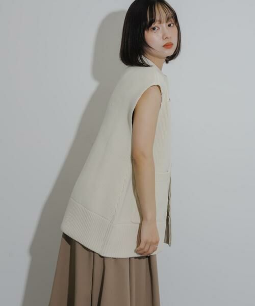 SENSE OF PLACE by URBAN RESEARCH / センスオブプレイス バイ アーバンリサーチ ベスト | ジップニットベスト | 詳細20