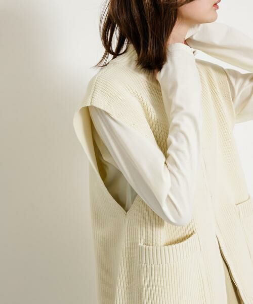 SENSE OF PLACE by URBAN RESEARCH / センスオブプレイス バイ アーバンリサーチ ベスト | ジップニットベスト | 詳細24