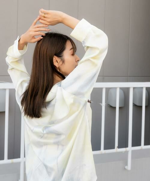 SENSE OF PLACE by URBAN RESEARCH / センスオブプレイス バイ アーバンリサーチ シャツ・ブラウス | サテンルーズシャツ | 詳細11