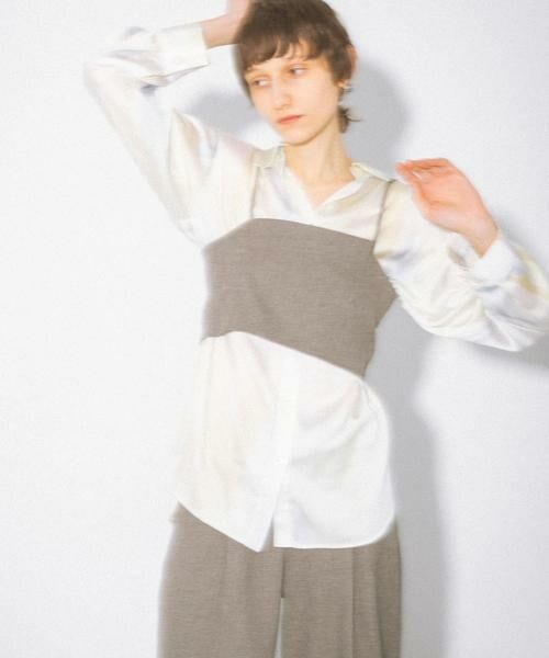 SENSE OF PLACE by URBAN RESEARCH / センスオブプレイス バイ アーバンリサーチ シャツ・ブラウス | サテンルーズシャツ | 詳細2