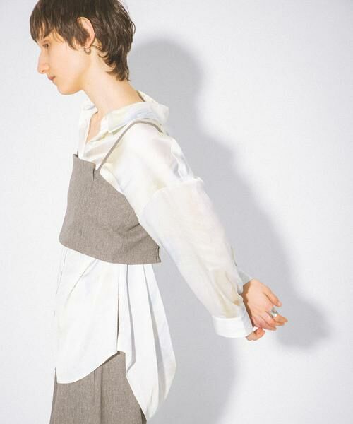 SENSE OF PLACE by URBAN RESEARCH / センスオブプレイス バイ アーバンリサーチ シャツ・ブラウス | サテンルーズシャツ | 詳細3