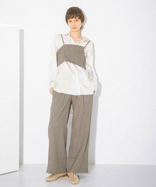 SENSE OF PLACE by URBAN RESEARCH / センスオブプレイス バイ アーバンリサーチ シャツ・ブラウス | サテンルーズシャツ | 詳細4