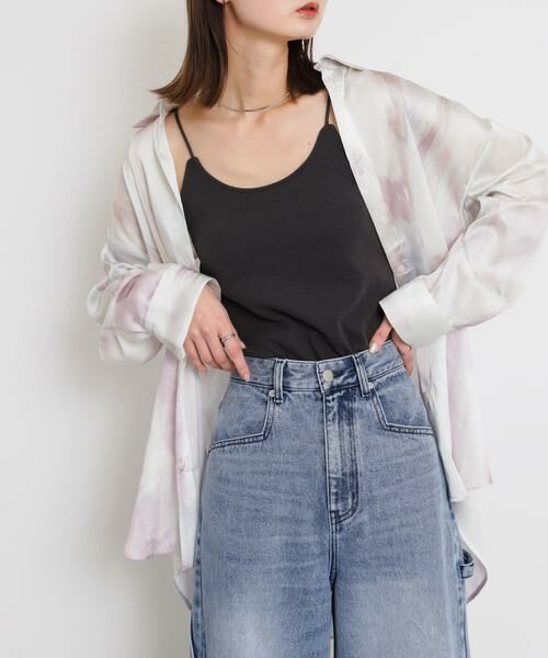 SENSE OF PLACE by URBAN RESEARCH / センスオブプレイス バイ アーバンリサーチ シャツ・ブラウス | サテンルーズシャツ | 詳細17