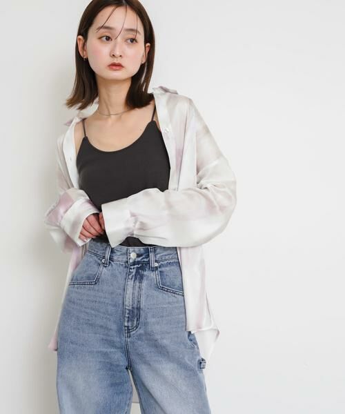 SENSE OF PLACE by URBAN RESEARCH / センスオブプレイス バイ アーバンリサーチ シャツ・ブラウス | サテンルーズシャツ | 詳細18