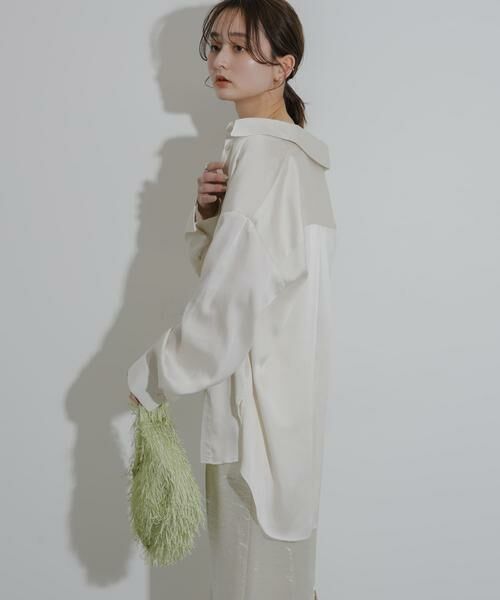 SENSE OF PLACE by URBAN RESEARCH / センスオブプレイス バイ アーバンリサーチ シャツ・ブラウス | サテンルーズシャツ | 詳細29